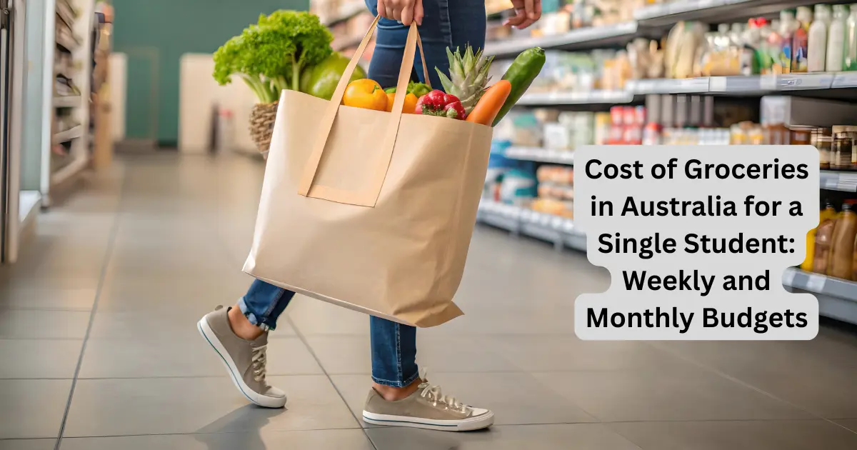 Cost of Groceries in Australia for a Single Student Weekly and Monthly Budgets
