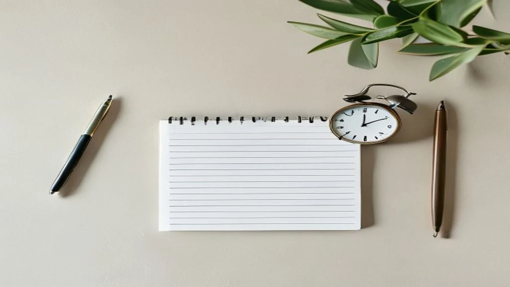 CTP claim deadlines Notepad, pen and a desk clock on a plain desk