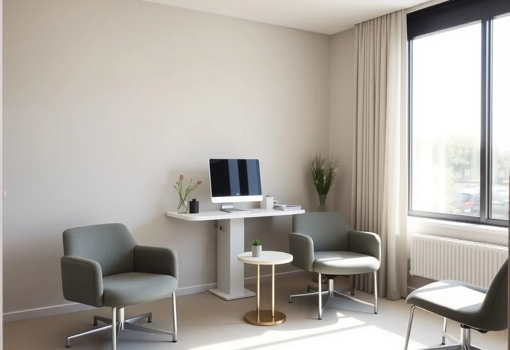 Fertility clinic consultation and monitoring Fertility clinic consultation room in Australia