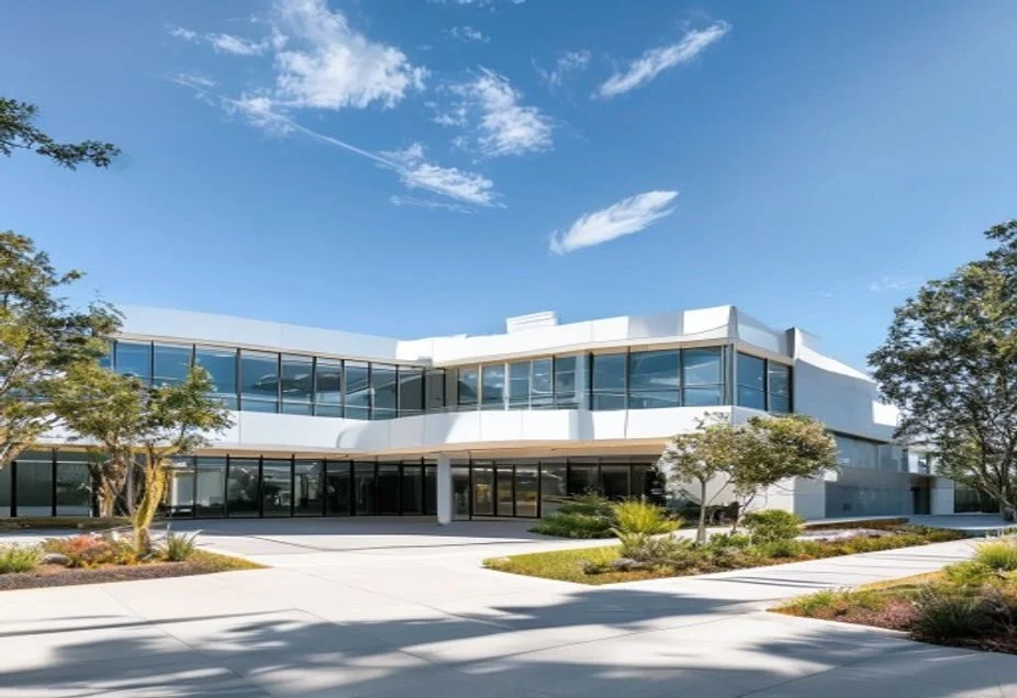A modern regional hospital and medical centre building in Australia