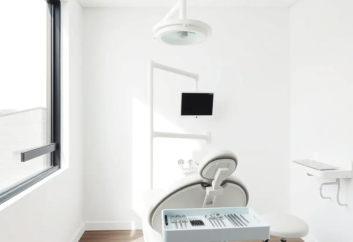 Modern orthodontic treatment room in an Australian clinic