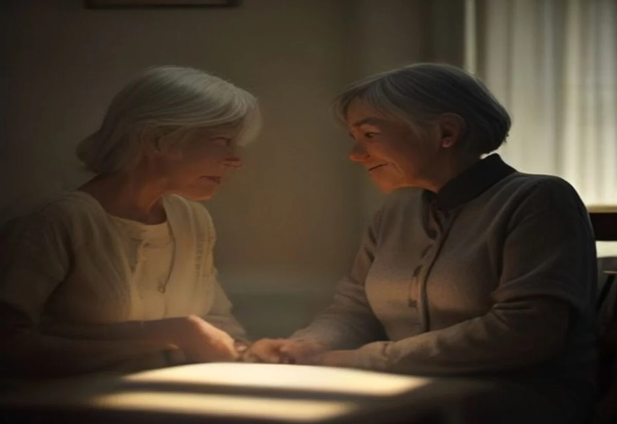 Disability support worker assisting a client during an evening shift