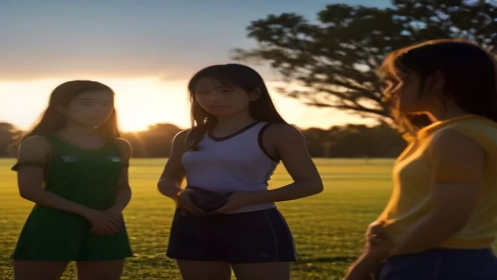 International students socializing with local Australian rules football club members on a country town oval