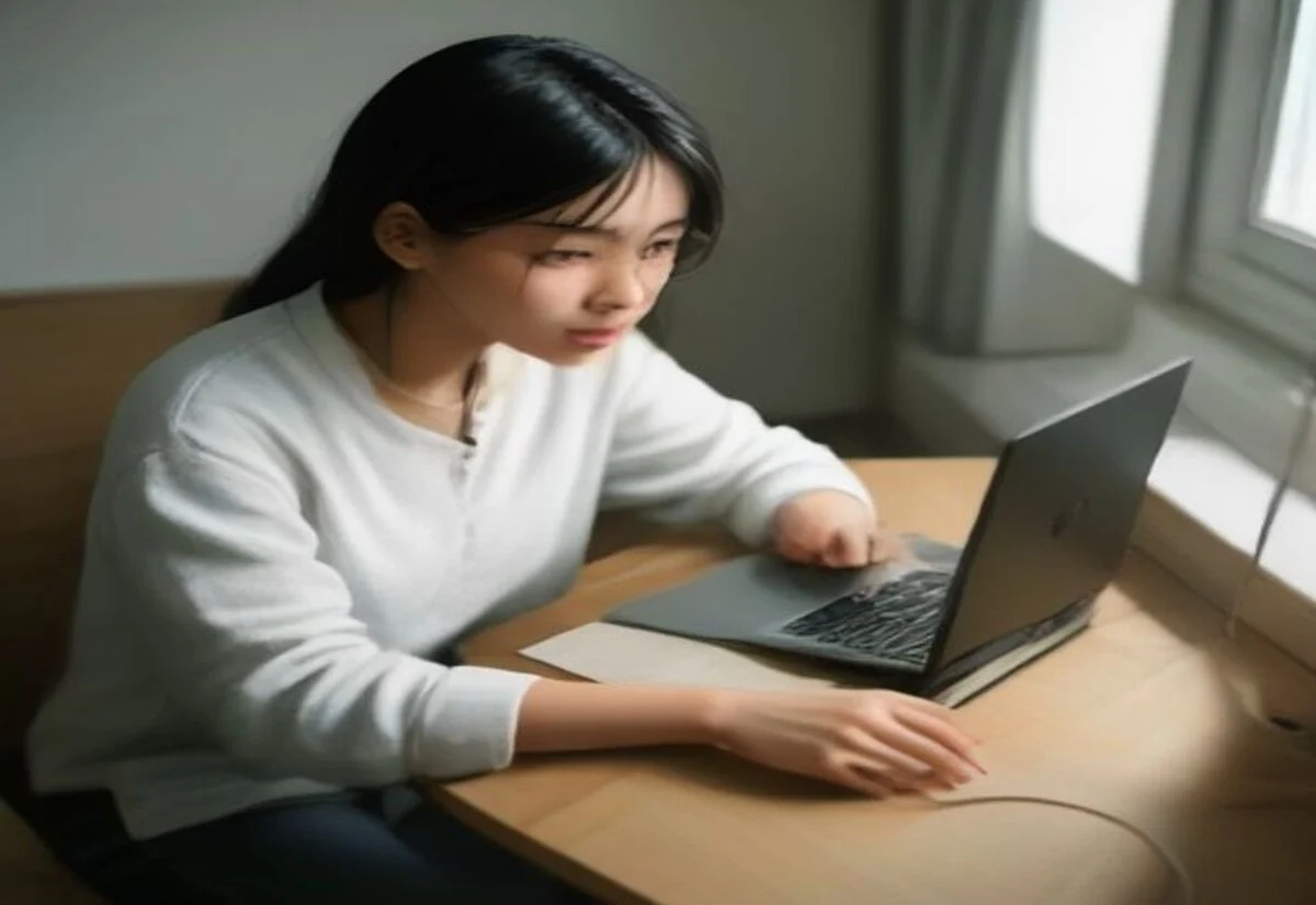 Student writing a cover letter and checking their weekly availability