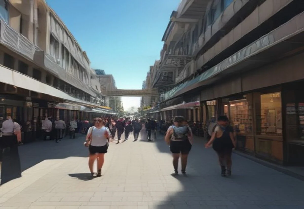 Rundle Mall retail precinct near Adelaide Central Market