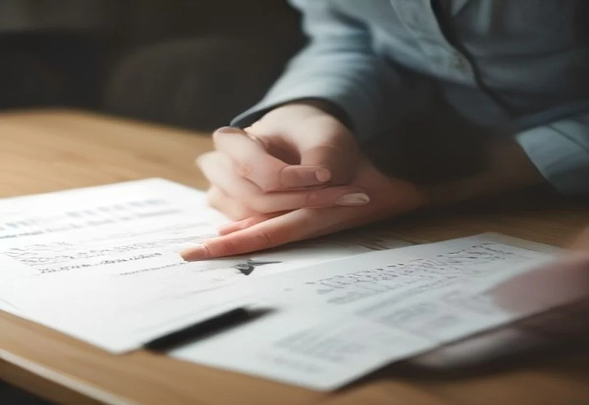 Tracking multiple repayment schedules Person reviewing multiple bills and a calendar at a desk