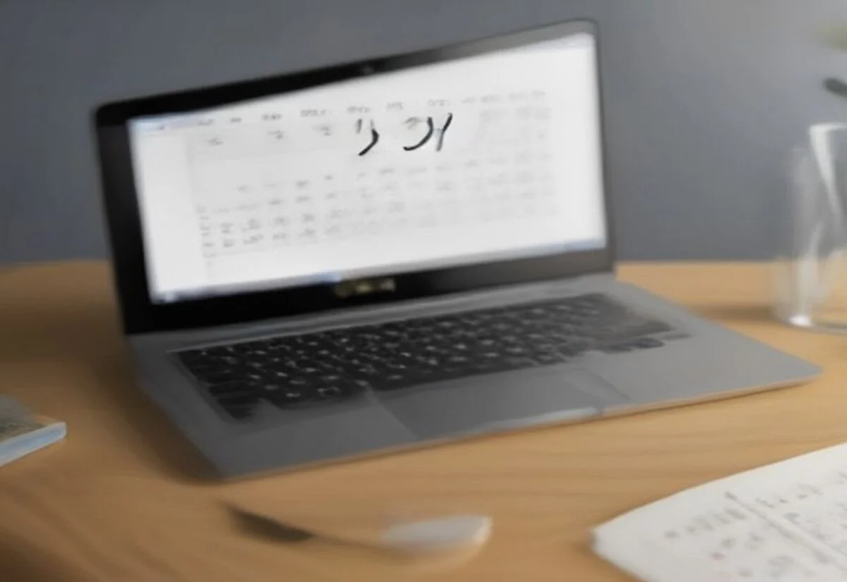 Student marking tuition due dates on a calendar