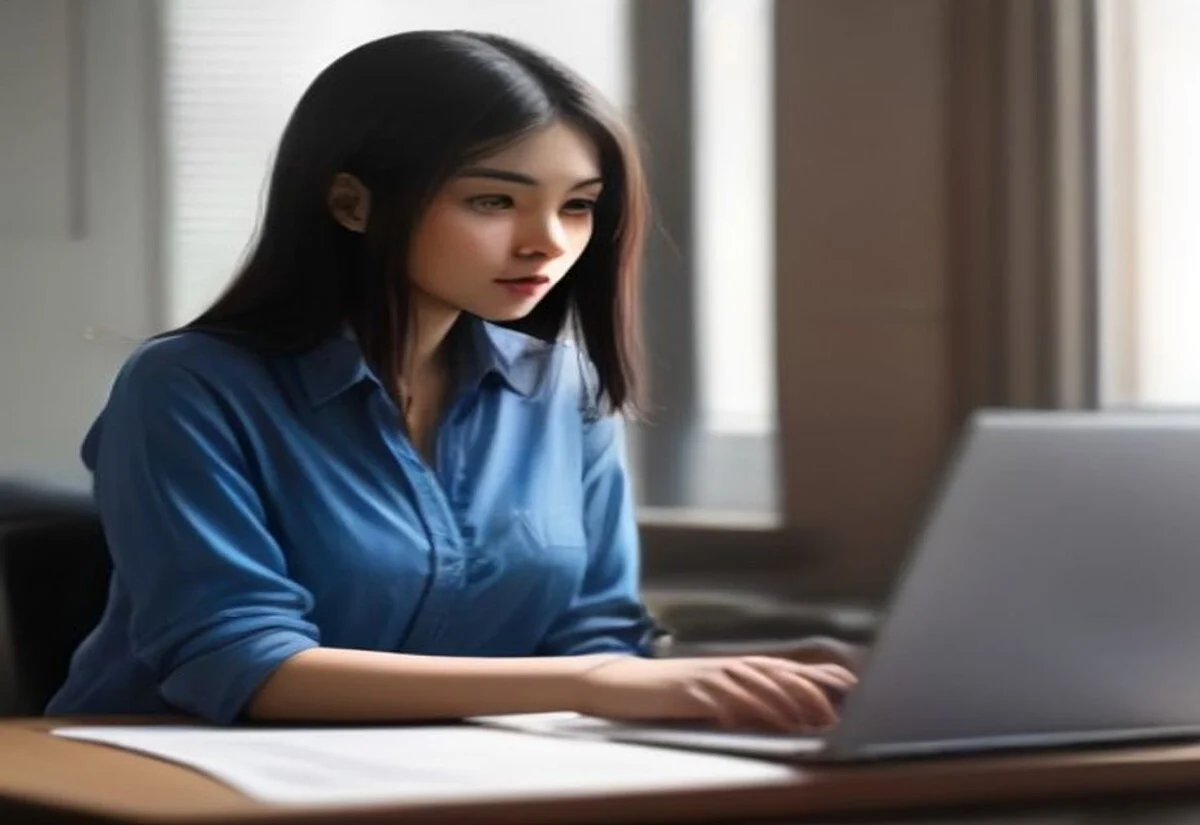 International student using university career services while studying